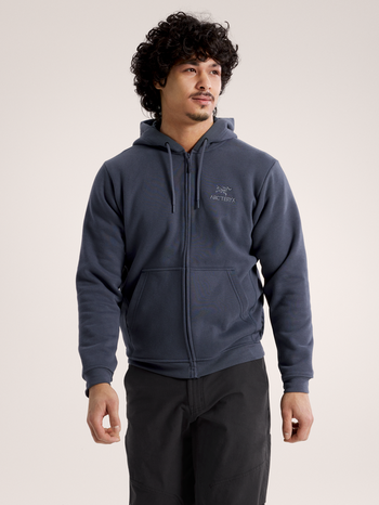 [arcteryx] Emblem Fleece Full-Zip Hoodie for Men - Dk Stratus