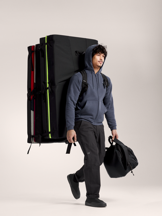 [arcteryx] Emblem Fleece Full-Zip Hoodie for Men - Dk Stratus
