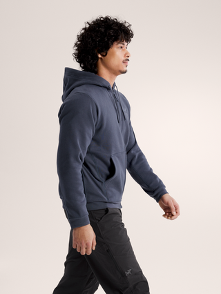 [arcteryx] Emblem Fleece Full-Zip Hoodie for Men - Dk Stratus