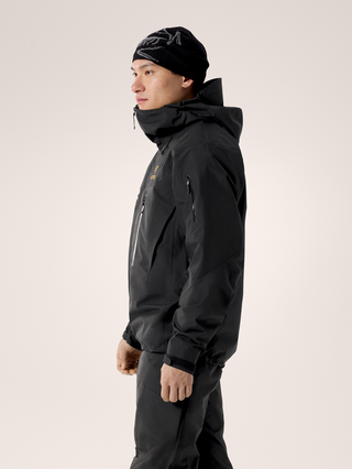 [arcteryx] Alpha SV Jacket for Men - Sea Salt / Black