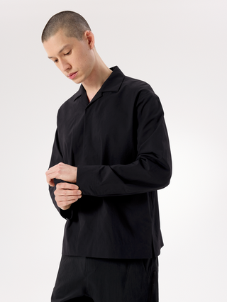 [arcteryx] Qsec Long Sleeve Shirt for Men - Black