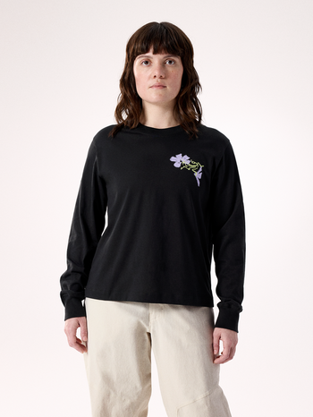 [arcteryx] Crag SL Cotton Bloom Crew Long Sleeve Women's - Black