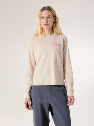 [arcteryx] Crag SL Cotton Bloom Crew Long Sleeve Women's - Sea Salt