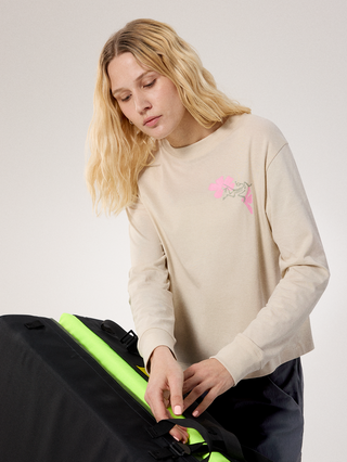 [arcteryx] Crag SL Cotton Bloom Crew Long Sleeve Women's - Sea Salt