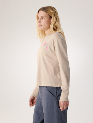 [arcteryx] Crag SL Cotton Bloom Crew Long Sleeve Women's - Sea Salt