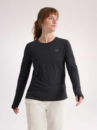 [arcteryx] Sanna Crew Long Sleeve Women's - Black