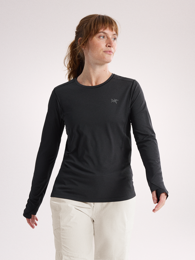 [arcteryx] Sanna Crew Long Sleeve Women's - Black