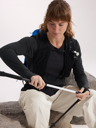 [arcteryx] Sanna Crew Long Sleeve Women's - Black