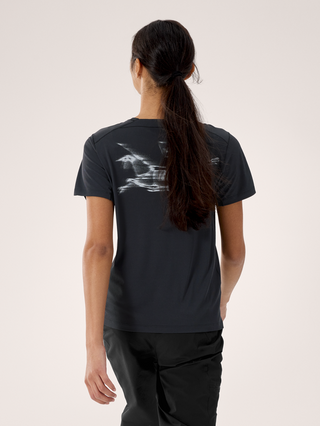 [arcteryx] Sanna Speed Bird Crew Short Sleeve Women's - Black