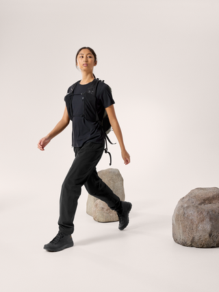 [arcteryx] Sanna Speed Bird Crew Short Sleeve Women's - Black