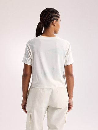 [arcteryx] Sanna Speed Bird Crop Women's - Arctic Silk