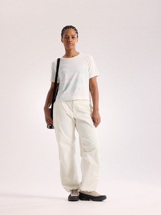 [arcteryx] Sanna Speed Bird Crop Women's - Arctic Silk