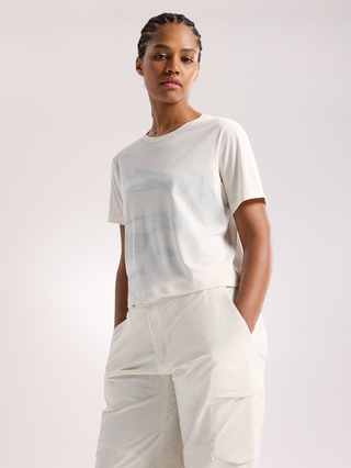 [arcteryx] Sanna Speed Bird Crop Women's - Arctic Silk