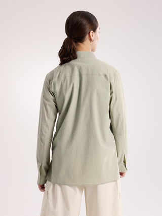 [arcteryx] Oria Long Sleeve Shirt Women's - DK Stratus - Habitat