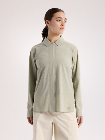 [arcteryx] Oria Long Sleeve Shirt Women's - DK Stratus - Habitat