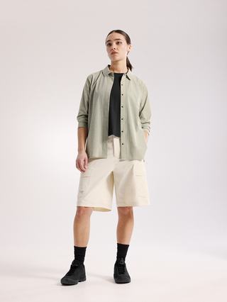 [arcteryx] Oria Long Sleeve Shirt Women's - DK Stratus - Habitat