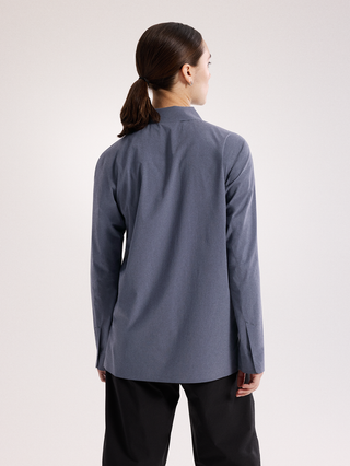 [arcteryx] Oria Long Sleeve Shirt Women's - DK Stratus - Dk Stratus