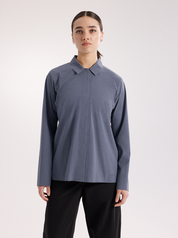 [arcteryx] Oria Long Sleeve Shirt Women's - DK Stratus - Dk Stratus