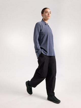 [arcteryx] Oria Long Sleeve Shirt Women's - DK Stratus - Dk Stratus