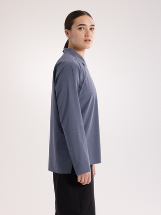 [arcteryx] Oria Long Sleeve Shirt Women's - DK Stratus - Dk Stratus