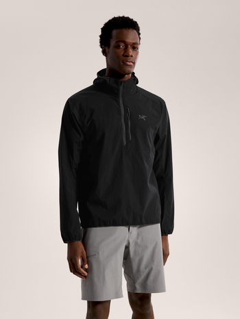 [arcteryx] Ossa Half-Zip Hoodie for Men - Black