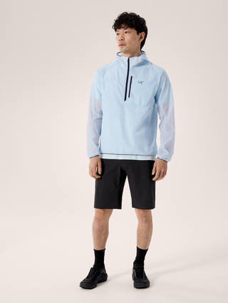 [arcteryx] Ossa Half-Zip Hoodie for Men - Alpine Blue