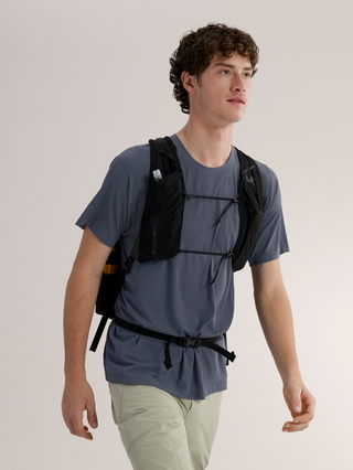 [arcteryx] Cormac Crew Short Sleeve Men's - Dk Stratus