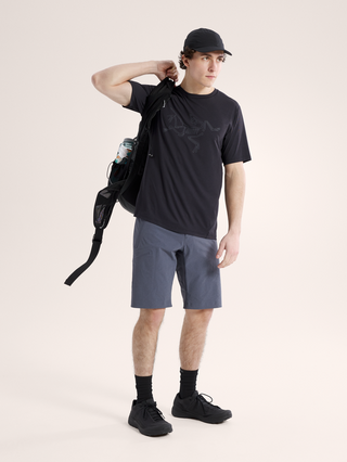 [arcteryx] Cormac Logo Short Sleeve Men's - Black