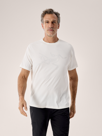 [arcteryx] Cormac Logo Short Sleeve Men's - Arctic Silk