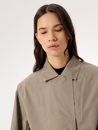 [arcteryx] Nitra Trench Coat for Women - Lt Gnosis