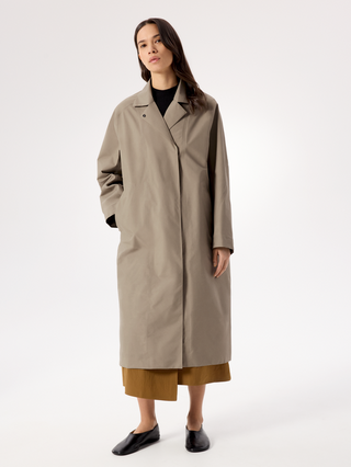 [arcteryx] Nitra Trench Coat for Women - Lt Gnosis