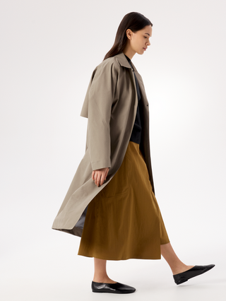[arcteryx] Nitra Trench Coat for Women - Lt Gnosis