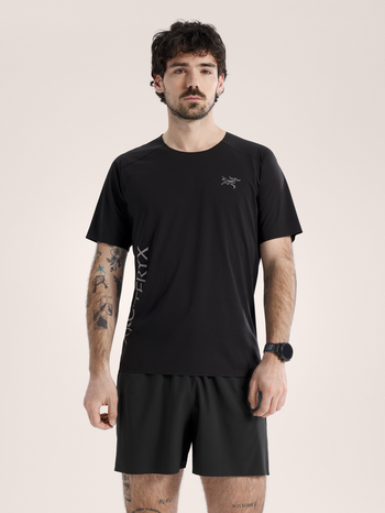 [arcteryx] Norvan Downward Logo Short Sleeve Men's - Mantis / Tatsu