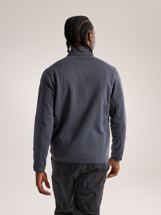 [arcteryx] Covert Cardigan for Men - Dark Stratus Hardwear / Black Sapphire - Dk Stratus Hthr / Blk Sapphire