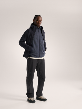 [arcteryx] Covert Cardigan for Men - Dark Stratus Hardwear / Black Sapphire - Dk Stratus Hthr / Blk Sapphire