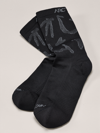 [arcteryx] Synthetic Mid Grotto Socks - Black / Graphite