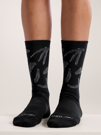 [arcteryx] Synthetic Mid Grotto Socks - Black / Graphite
