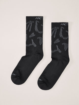 [arcteryx] Synthetic Mid Grotto Socks - Black / Graphite