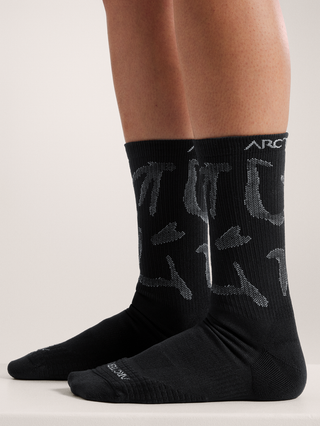 [arcteryx] Synthetic Mid Grotto Socks - Black / Graphite