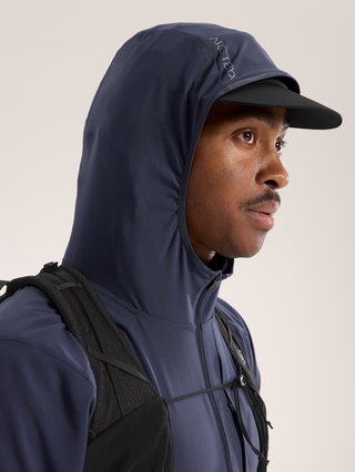 [arcteryx] Seema Hoodie Men's - Black Sapphire