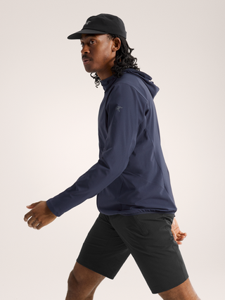 [arcteryx] Seema Hoodie Men's - Black Sapphire