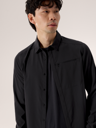 [arcteryx] Skyline Long Sleeve Shirt for Men - Black