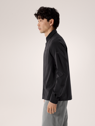 [arcteryx] Skyline Long Sleeve Shirt for Men - Black