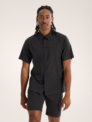 [arcteryx] Skyline Short Sleeve Shirt for Men - Black
