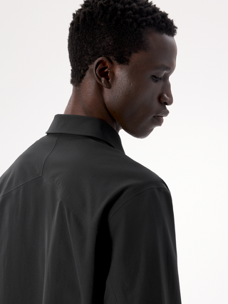 [arcteryx] Field Long Sleeve Shirt for Men - Black