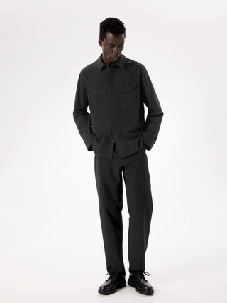 [arcteryx] Field Long Sleeve Shirt for Men - Black