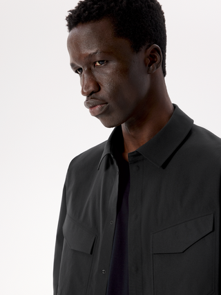[arcteryx] Field Long Sleeve Shirt for Men - Black
