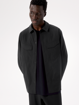 [arcteryx] Field Long Sleeve Shirt for Men - Black