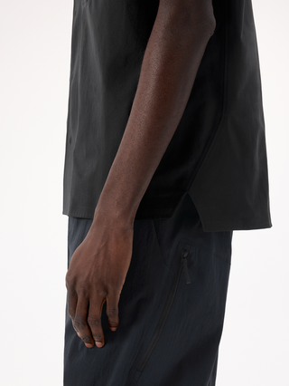 [arcteryx] Field Short Sleeve Shirt for Men - Black