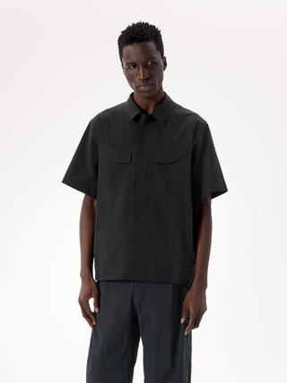 [arcteryx] Field Short Sleeve Shirt for Men - Black